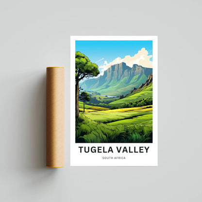 Tugela Valley Travel Poster