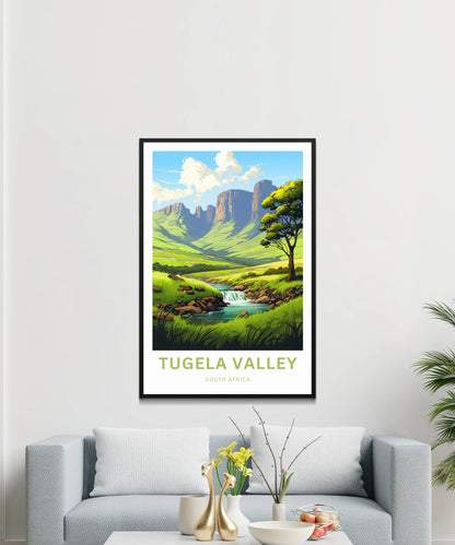 Tugela Valley Travel Poster