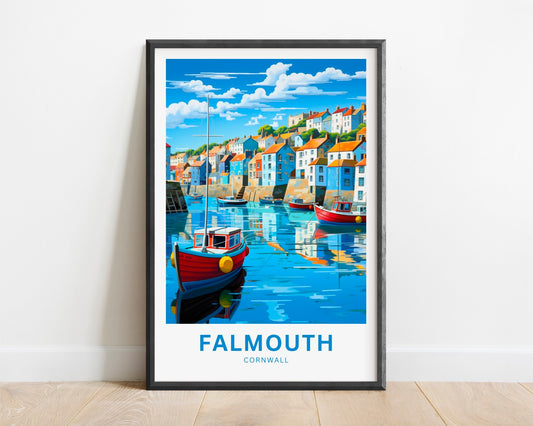 Falmouth Travel Poster