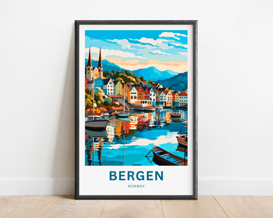 Bergen Travel Poster