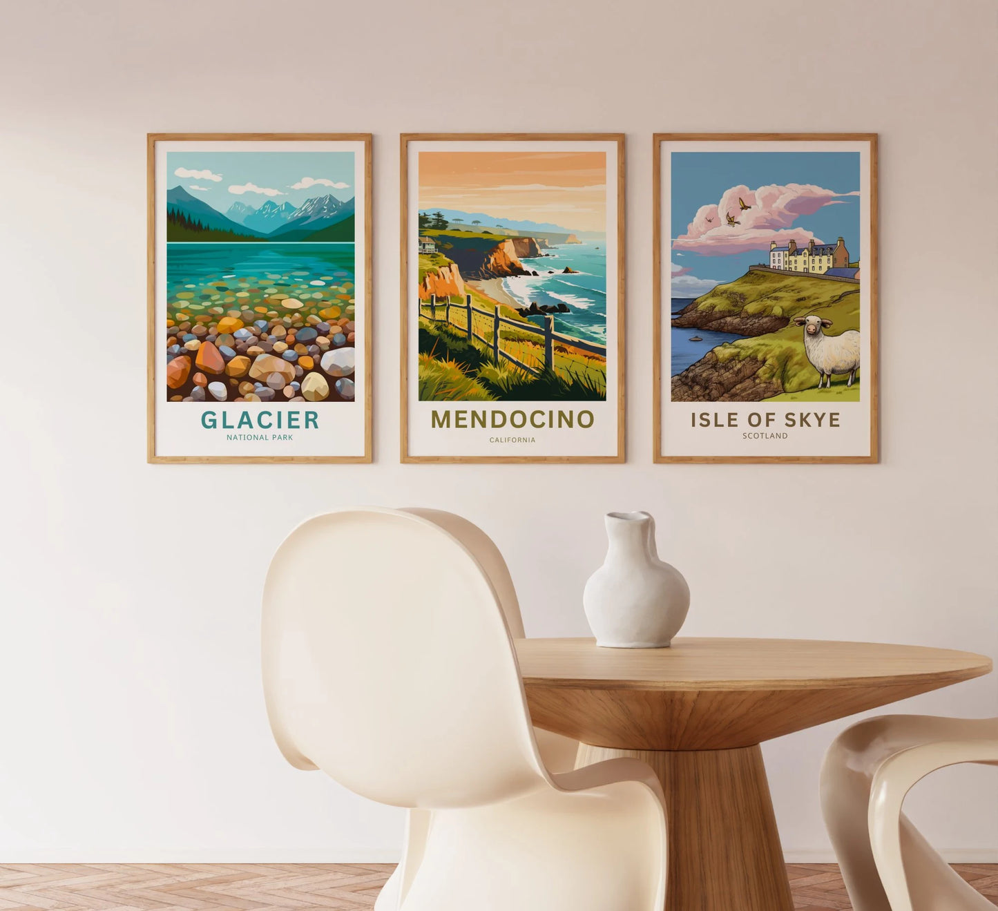 Mendocino Travel Poster