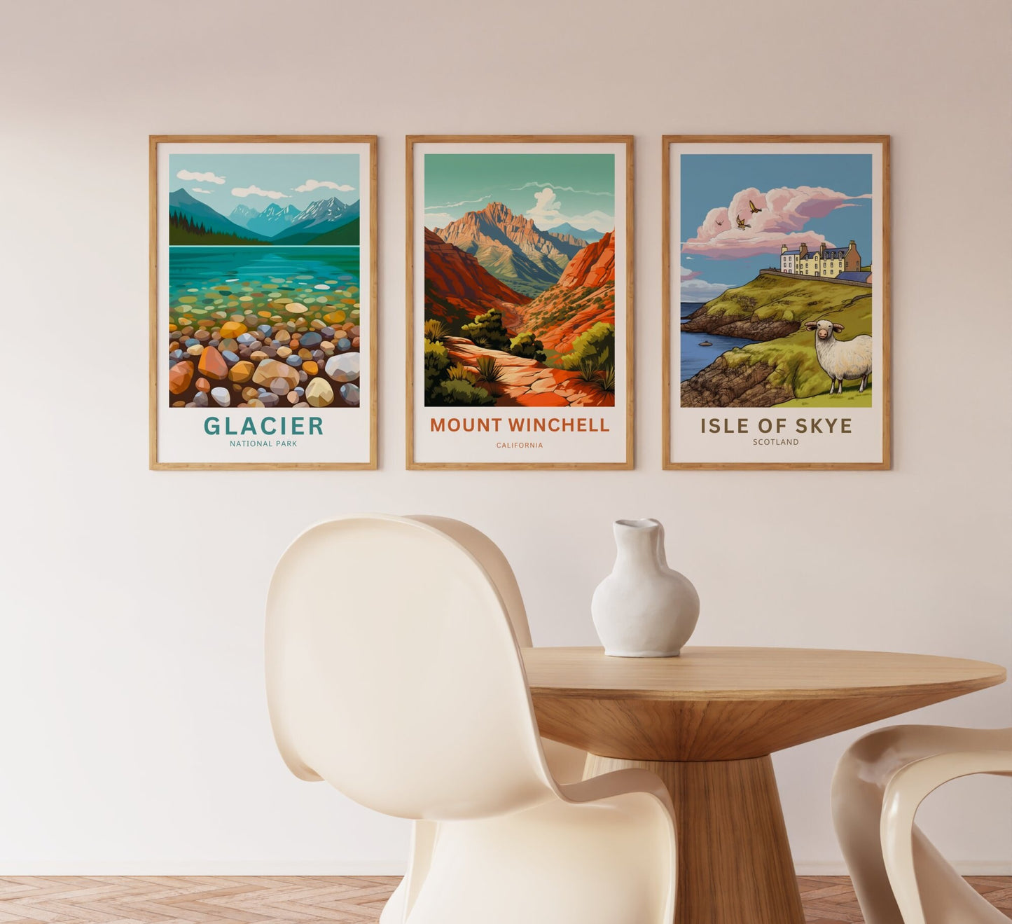 Mount Winchell Travel Poster