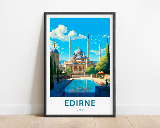 Edirne Travel Poster