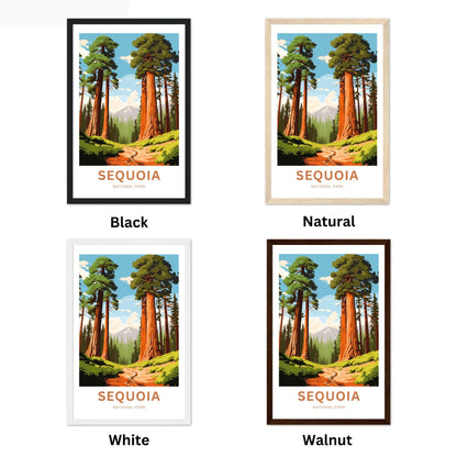 Sequoia National Park Travel Poster