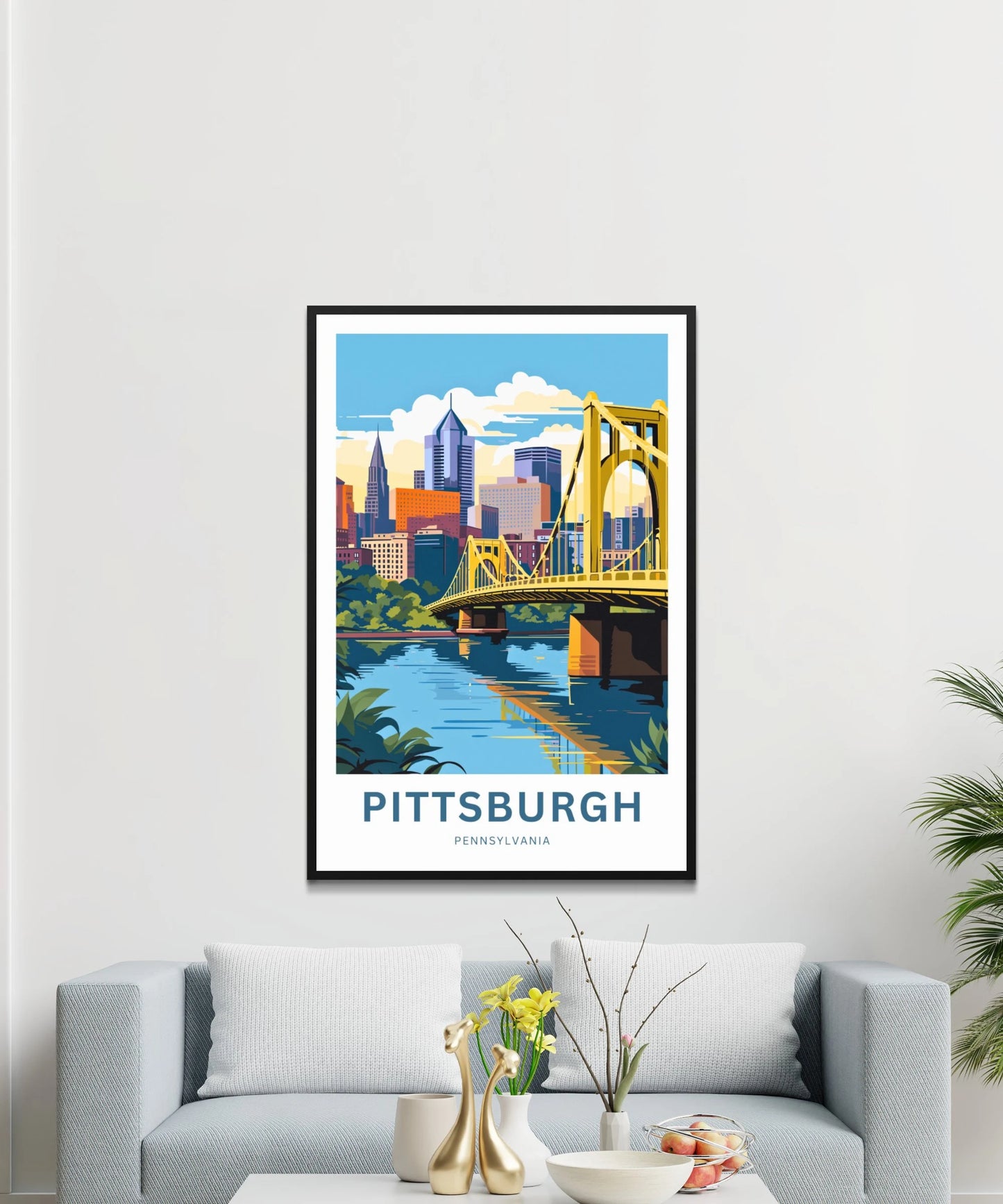 Pittsburgh Travel Poster