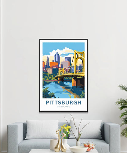 Pittsburgh Travel Poster