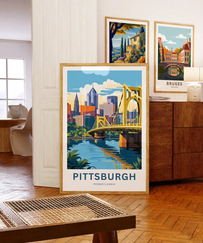 Pittsburgh Travel Poster