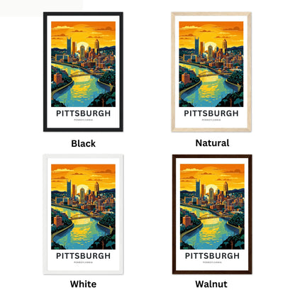 Pittsburgh Travel Poster