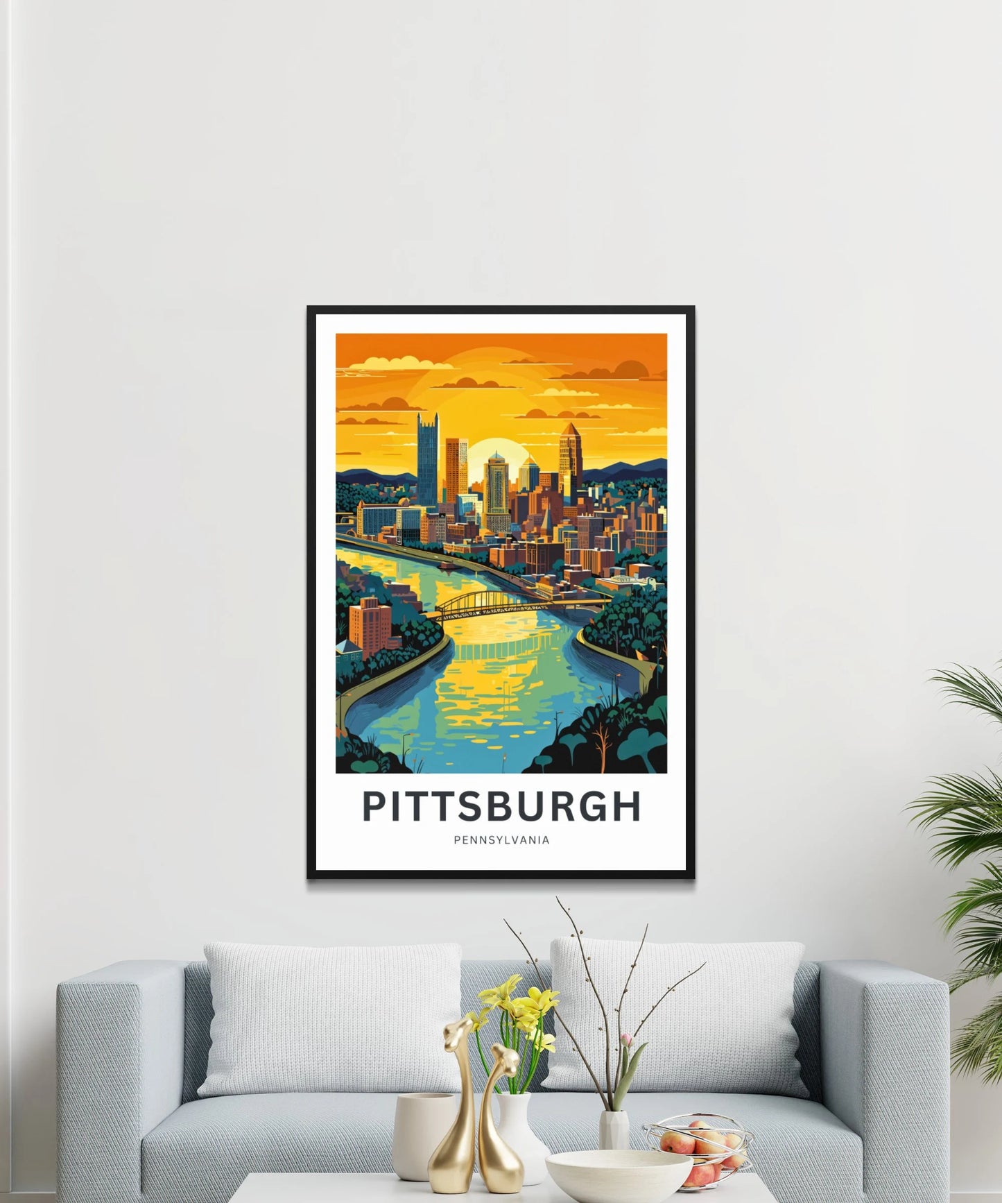 Pittsburgh Travel Poster