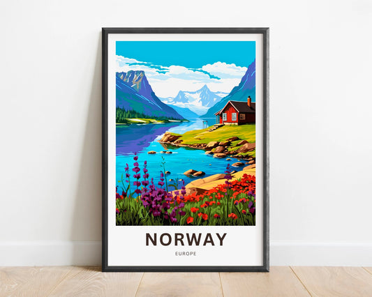 Norway  Travel Poster