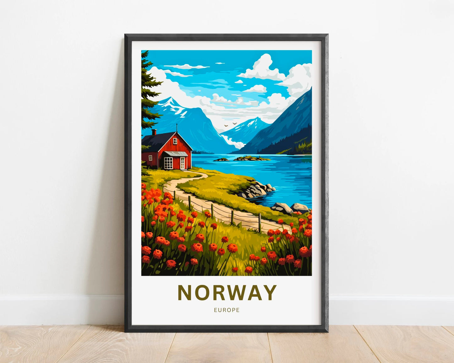 Norway  Travel Poster