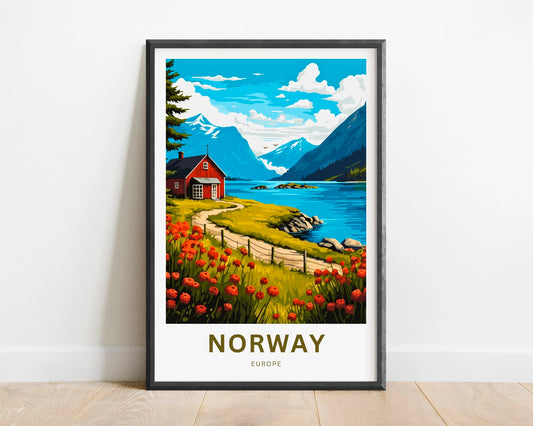 Norway  Travel Poster