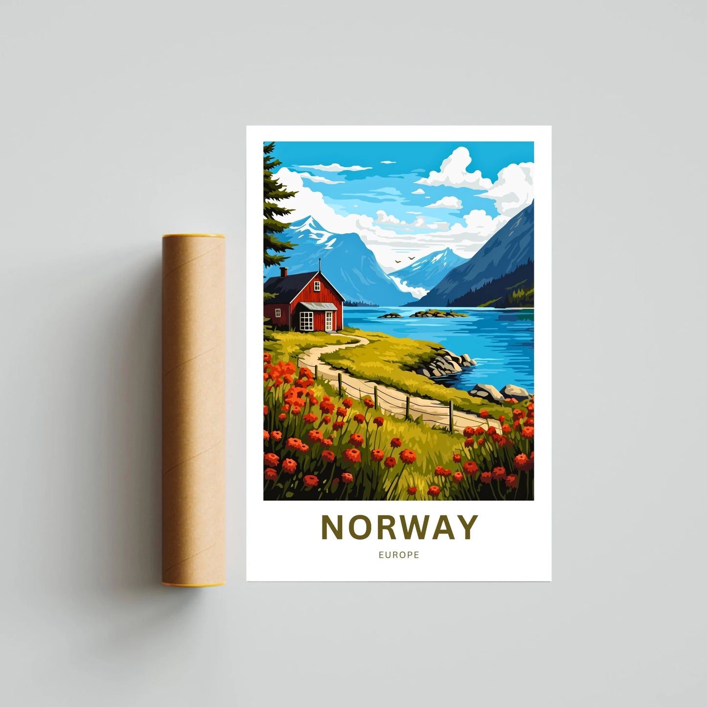 Norway  Travel Poster