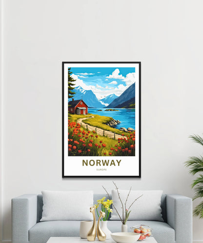 Norway  Travel Poster