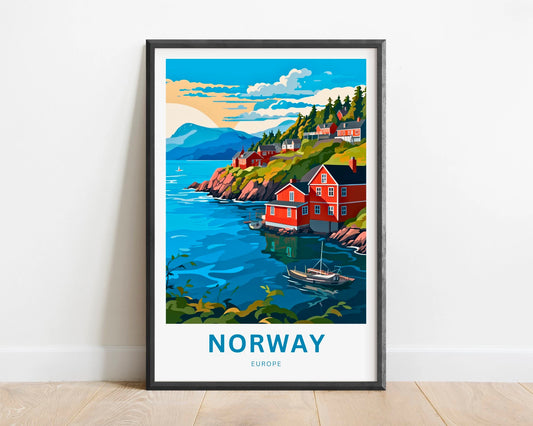 Norway  Travel Poster