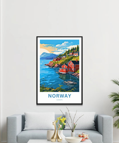 Norway  Travel Poster