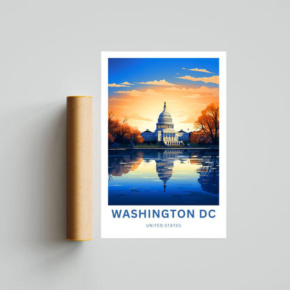 Washington DC Travel Poster