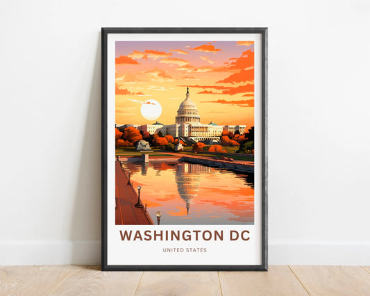 Washington DC Travel Poster