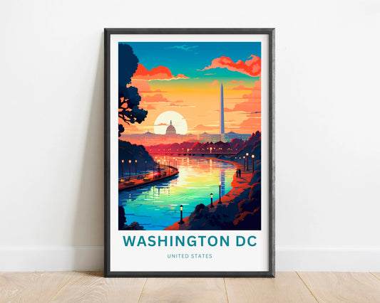 Washington DC Travel Poster