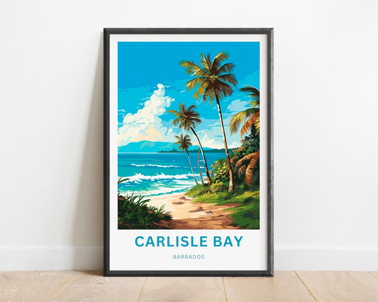 Carlisle Bay Travel Poster