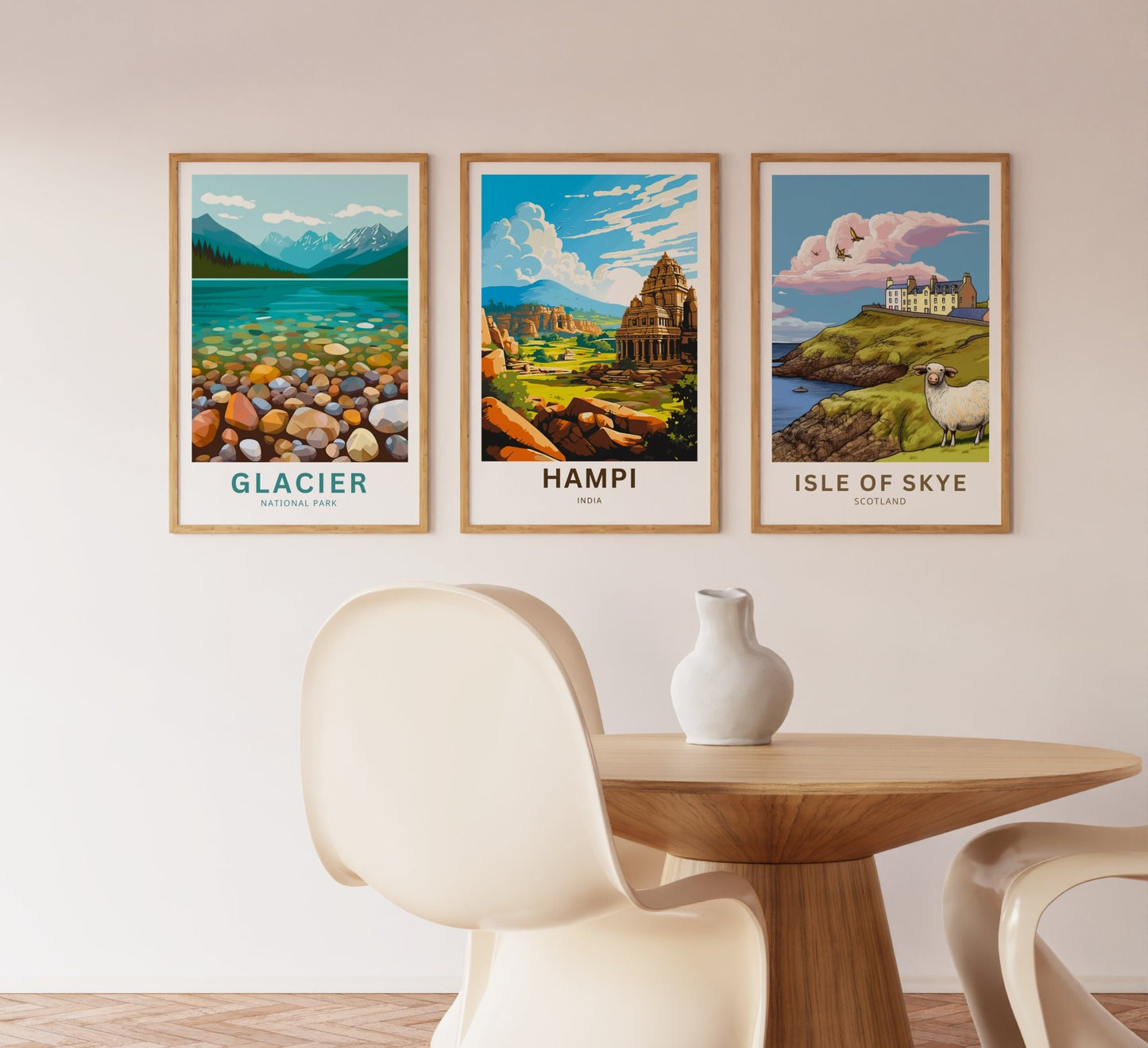 Hampi Travel Poster