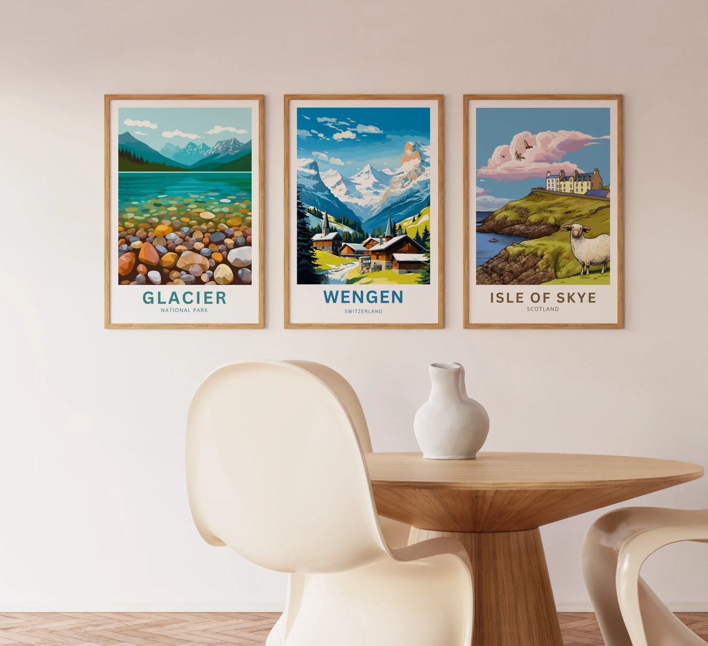 Wengen Travel Poster