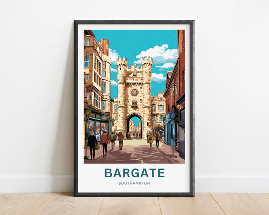 Bargate Travel Poster