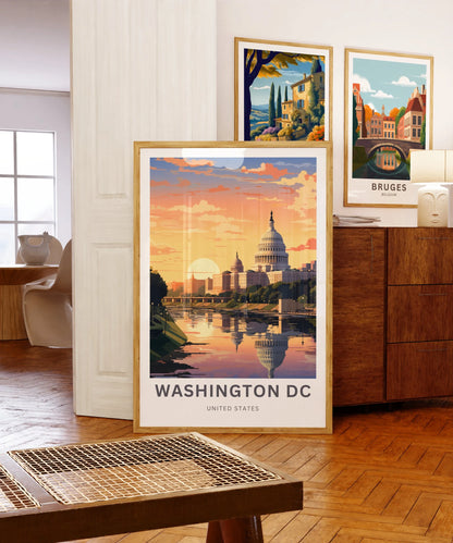 Washington DC Travel Poster