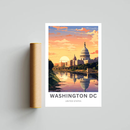 Washington DC Travel Poster