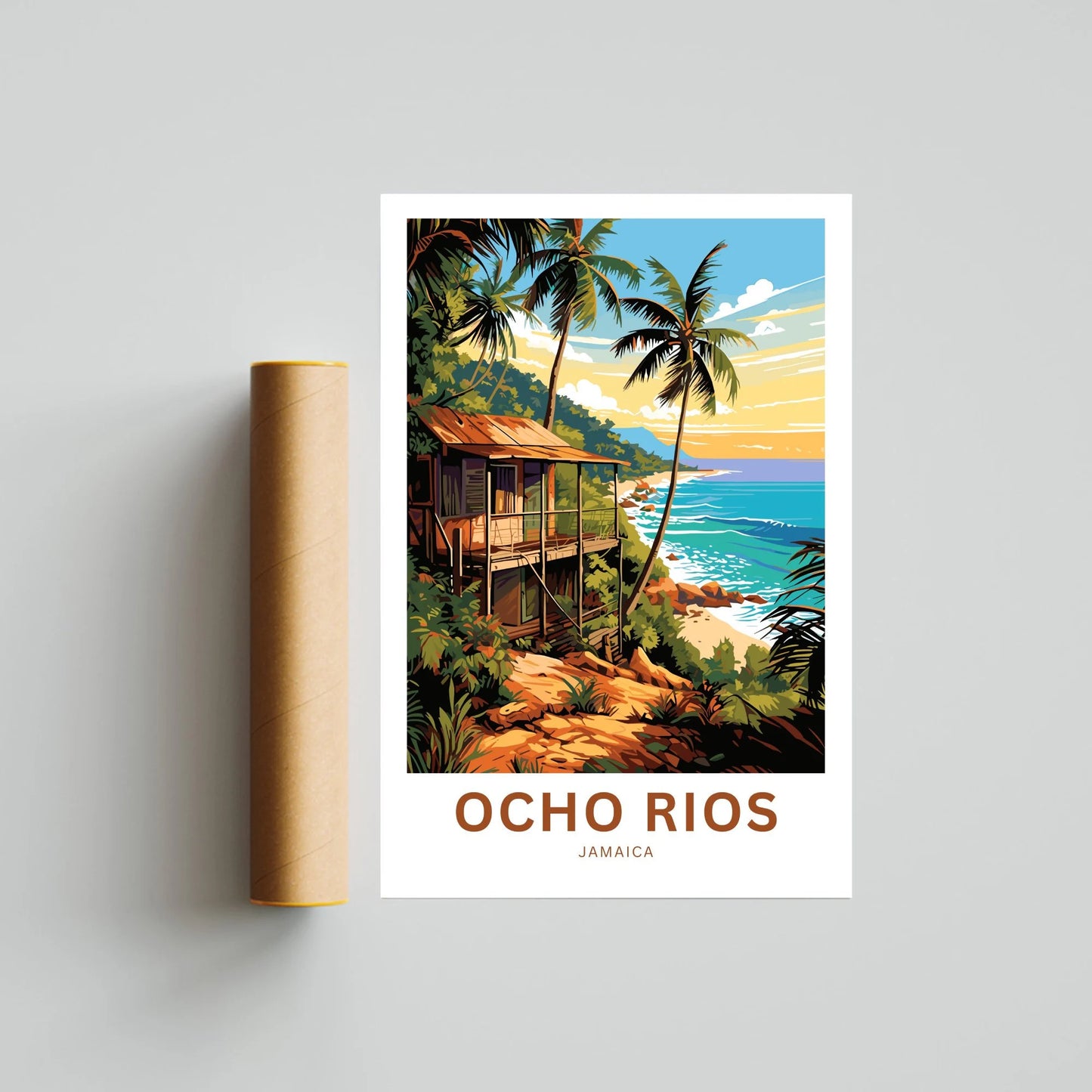 Ocho Rios Travel Poster