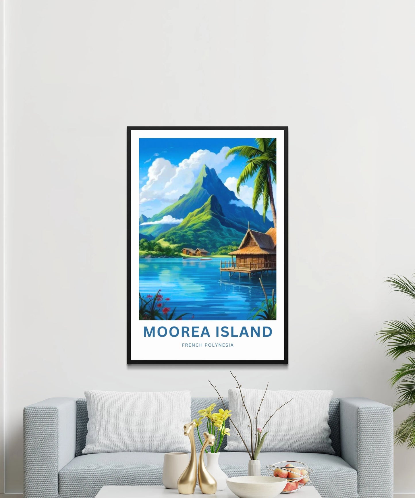 Moorea Island Travel Poster