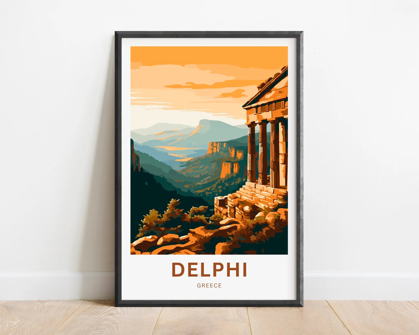Delphi Travel Poster