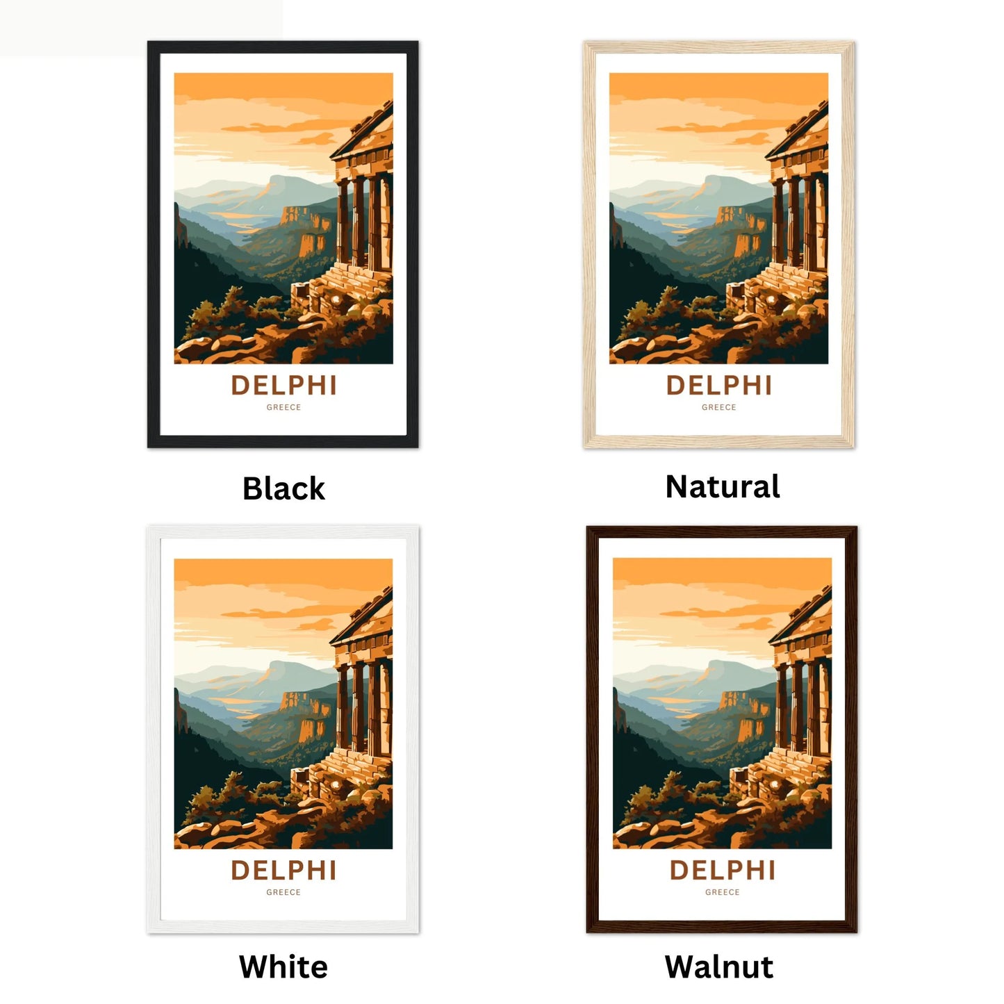 Delphi Travel Poster