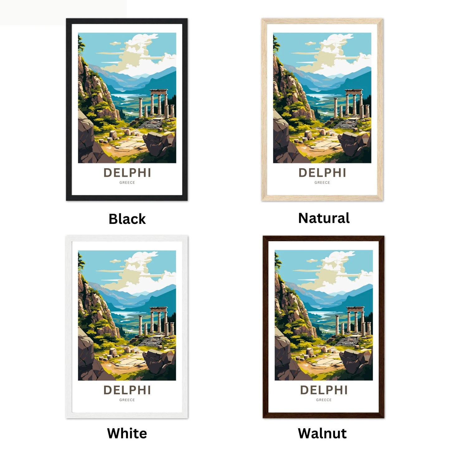 Delphi Travel Poster