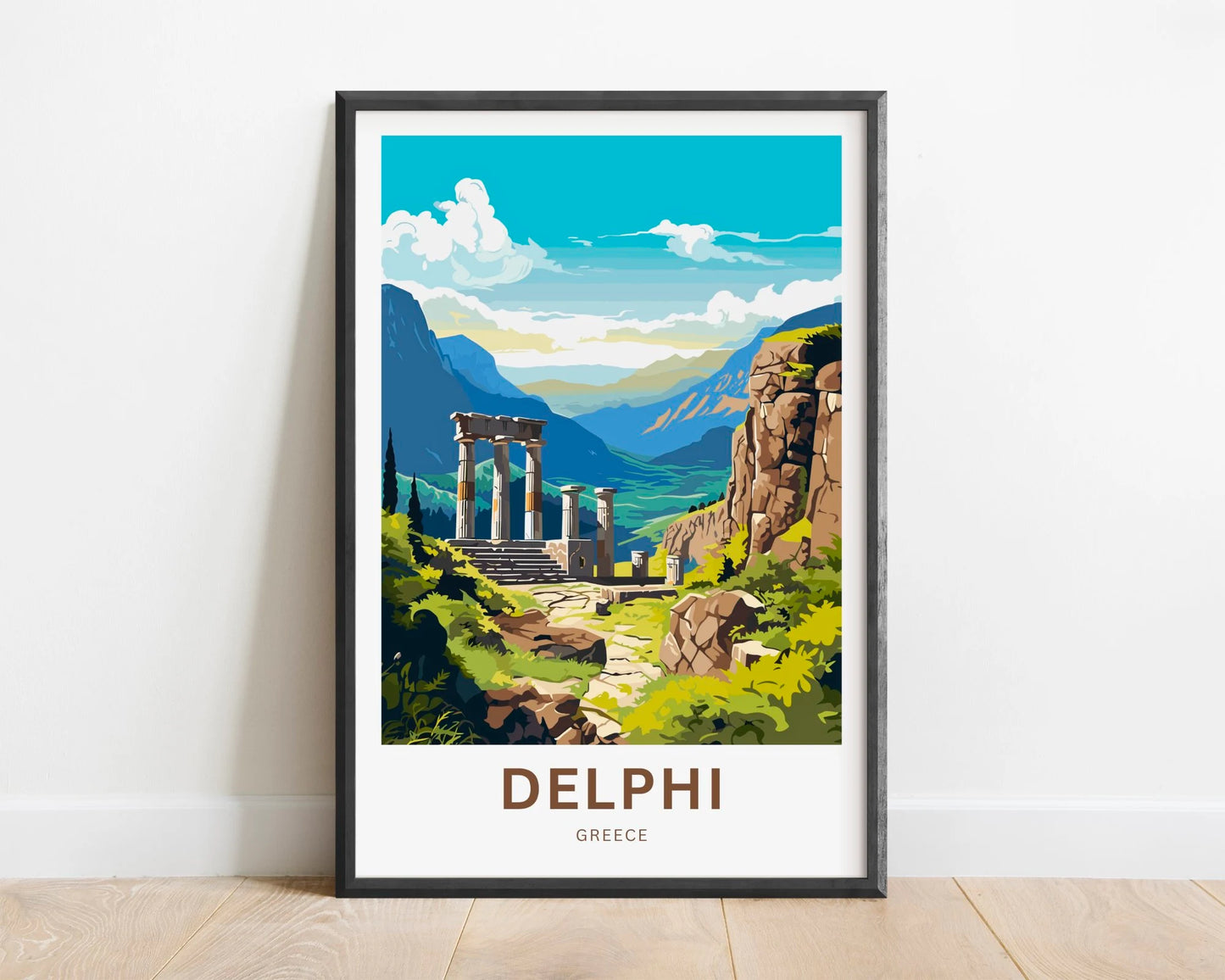 Delphi Travel Poster