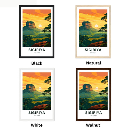 Sigiriya Travel Poster