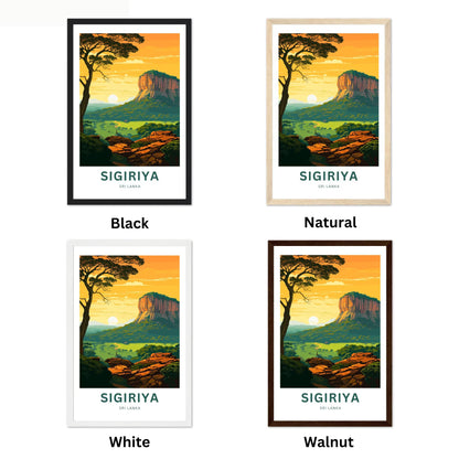 Sigiriya Travel Poster