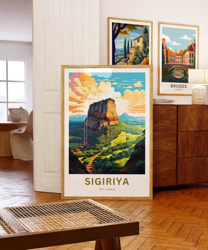 Sigiriya Travel Poster