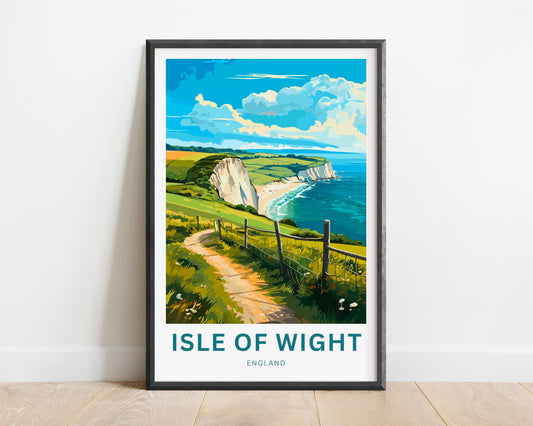 Isle of Wight Travel Poster