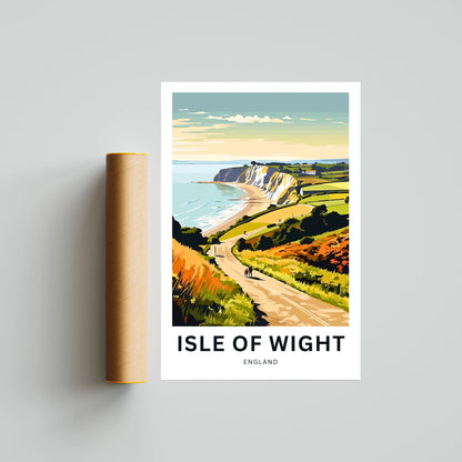 Isle of Wight Travel Poster