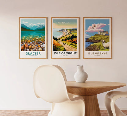 Isle of Wight Travel Poster