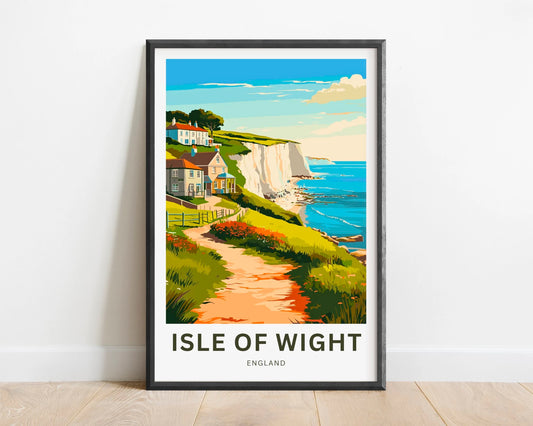 Isle of Wight Travel Poster