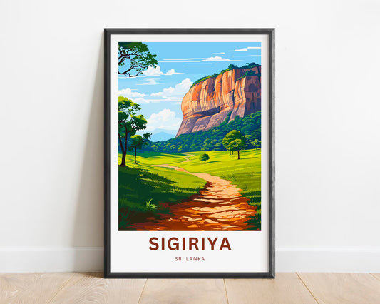 Sigiriya Travel Poster