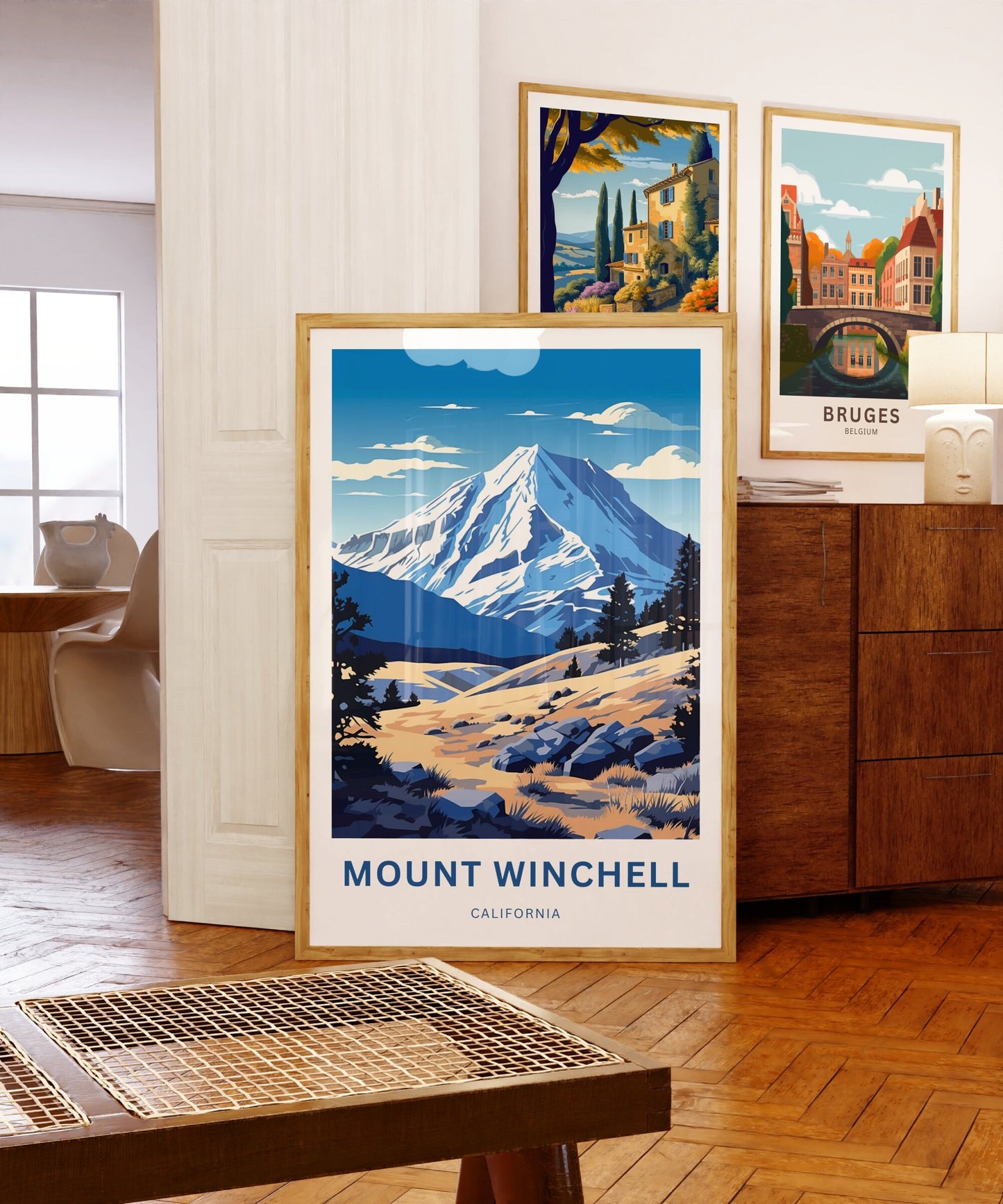 Mount Winchell Travel Poster