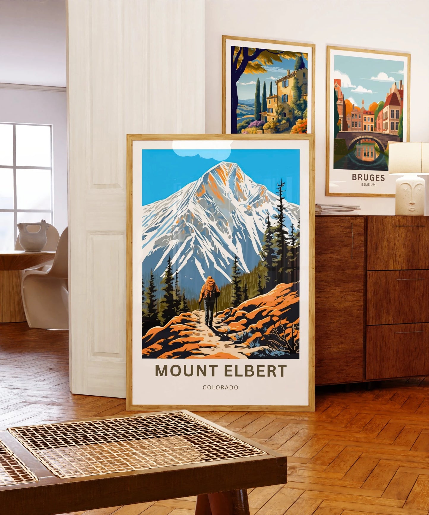 Mount Elbert Travel Poster