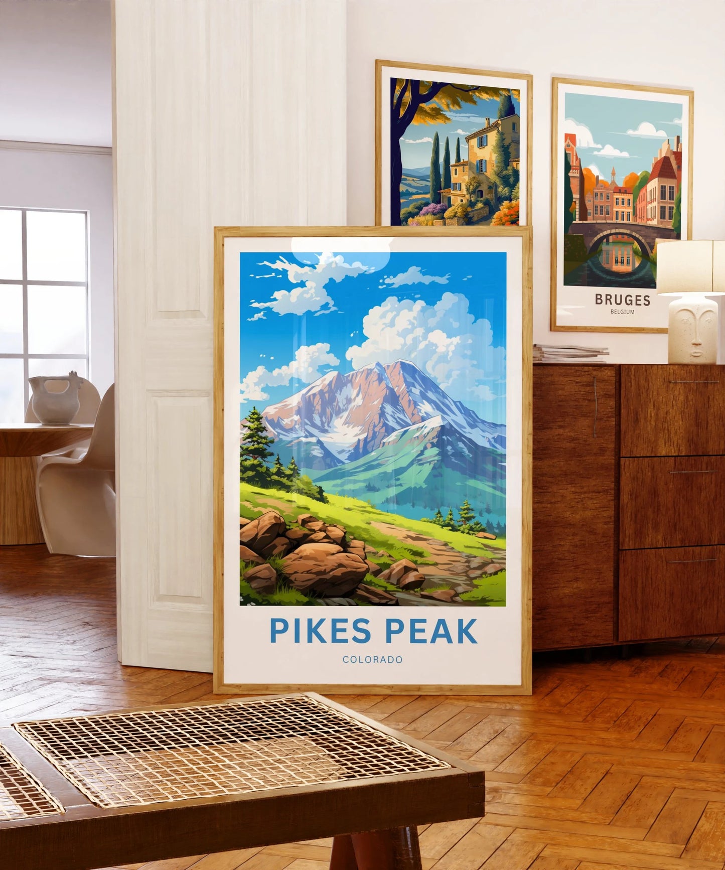 Pikes Peak Travel Poster