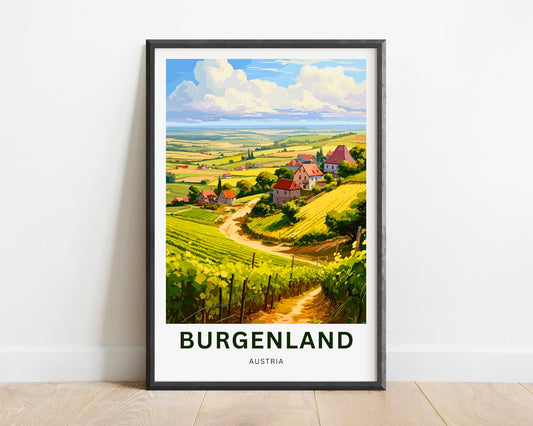 Burgenland Travel Poster