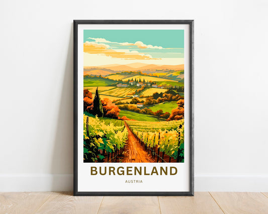 Burgenland Travel Poster
