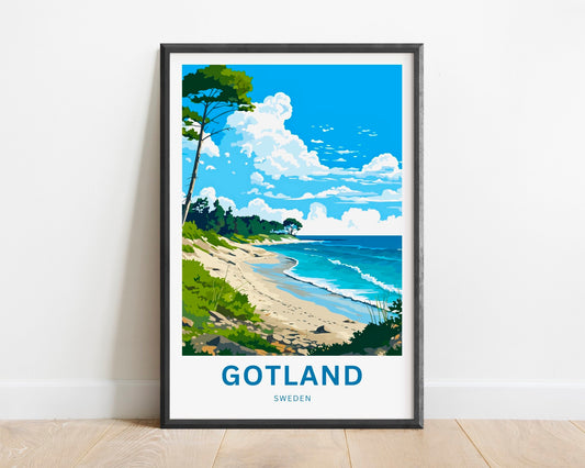 Gotland Travel Poster