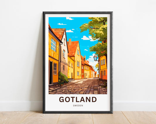 Gotland Travel Poster